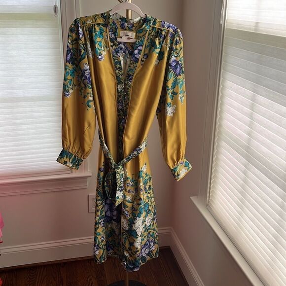 Anthropologie XL Stunning Midi Shirt Dress - Picture 8 of 8